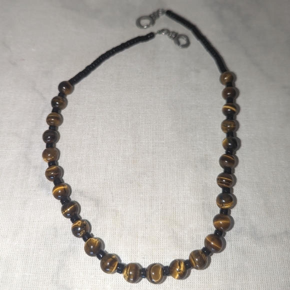 Tiger eye necklace - Picture 2 of 3